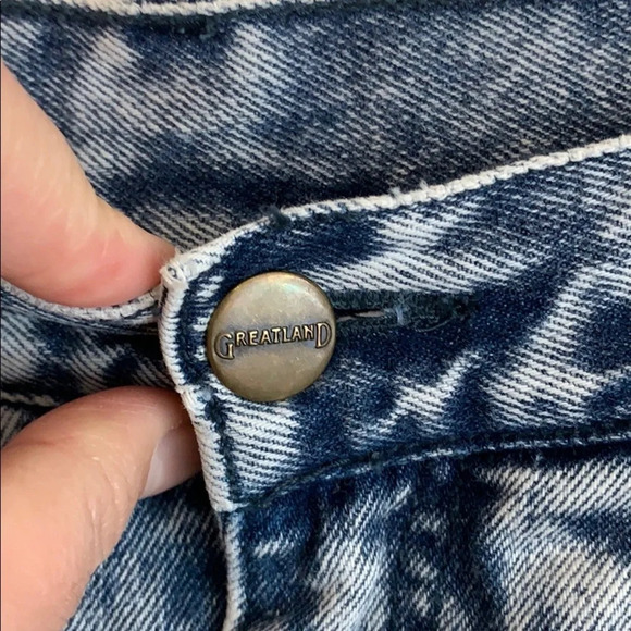 Greatland Apparel - vintage denim shorts, size 7 - Picture 4 of 6